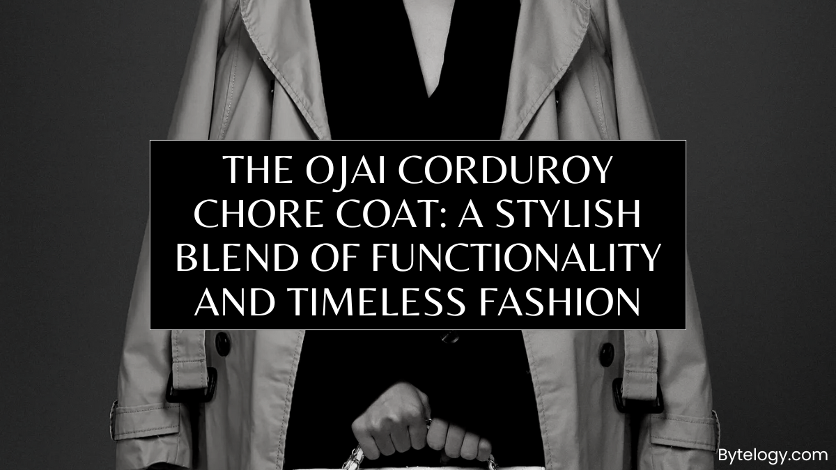 The Ojai Corduroy Chore Coat